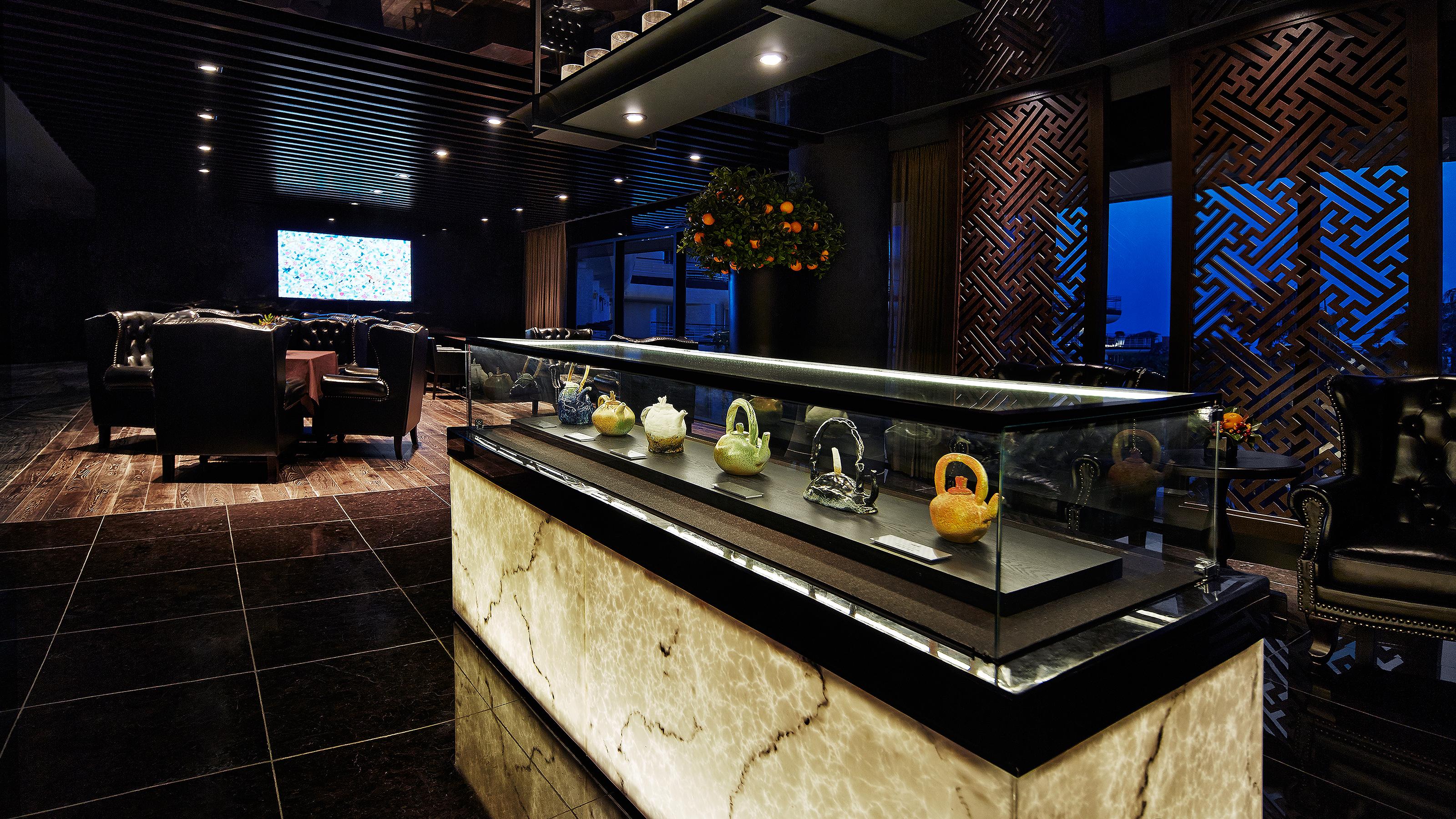 Kensington Jeju Hotel Esterno foto The interior of the restaurant